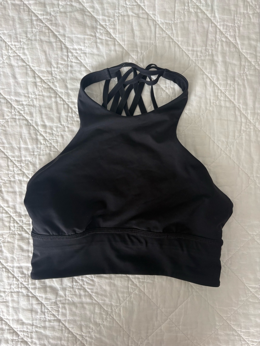 Lululemon High Neck Strappy Bra